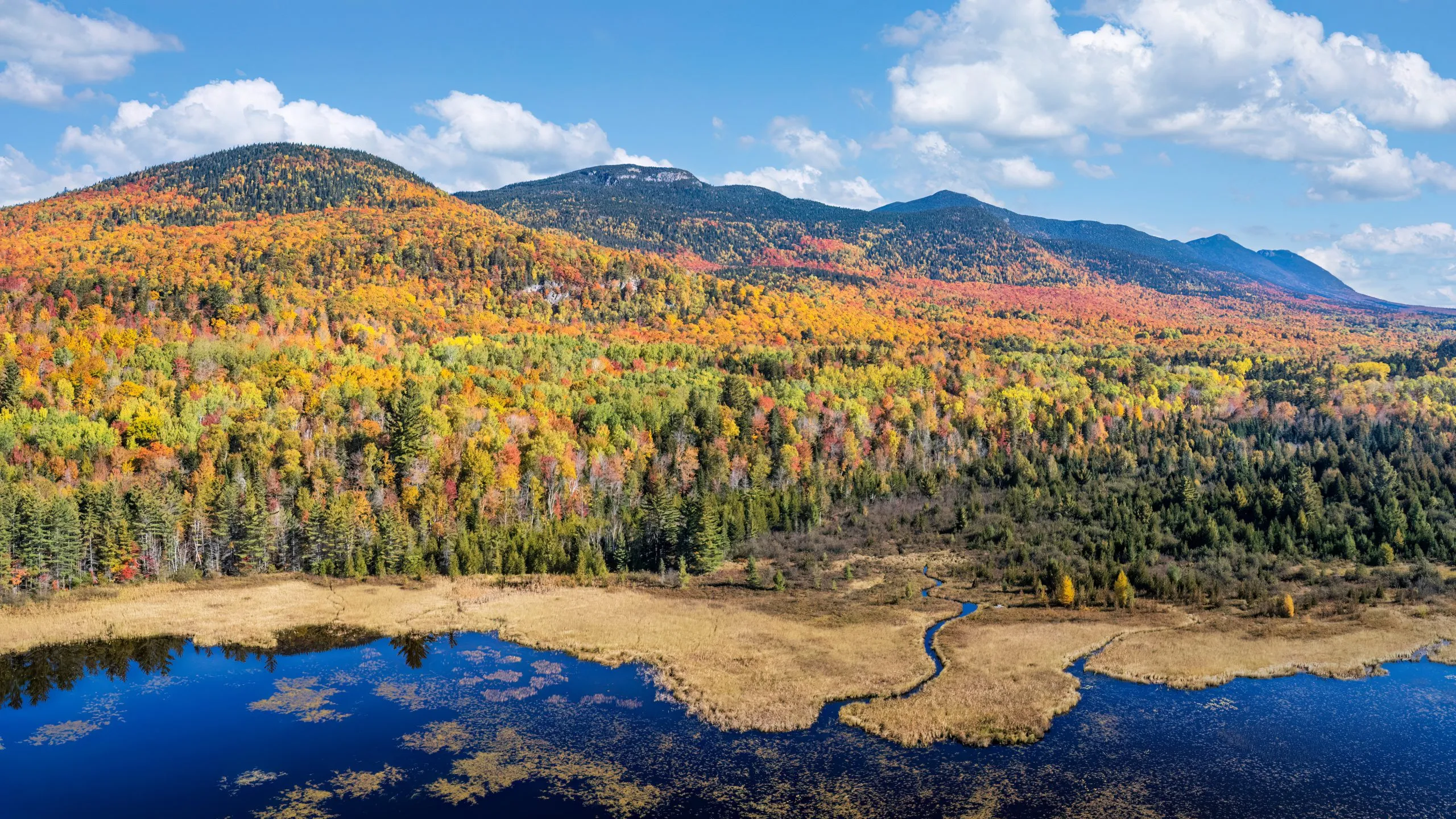 Autumn at Jones Pond - Carrabassett Valley - Maine - Bigelow Preserve Peak